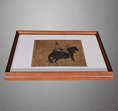 老边书画装裱配框服务案例